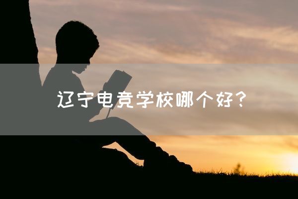 长沙电竞学校参考资料:辽宁电竞学校哪个好？