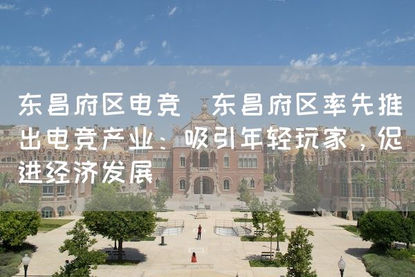 长沙电竞学校电竞市场:东昌府区电竞(东昌府区率先推出电竞产业：吸引年轻玩家，促进经济发展)
