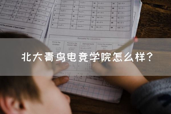 长沙电竞学校电竞行业:北大青鸟电竞学院怎么样？